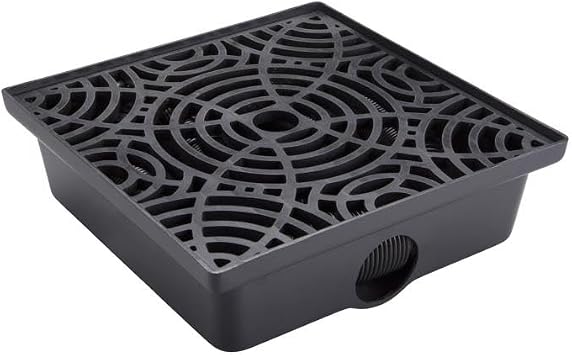 Amerimax 4700 Stealthdrain Low Profile Catch Basin, Black