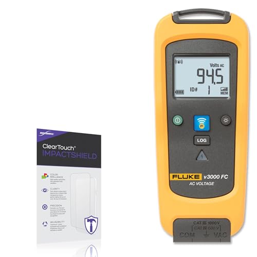 BoxWave Screen Protector Compatible with Fluke v3000 FC - ClearTouch ImpactShield (2-Pack), Impenetrable Screen Protector Flexible Film