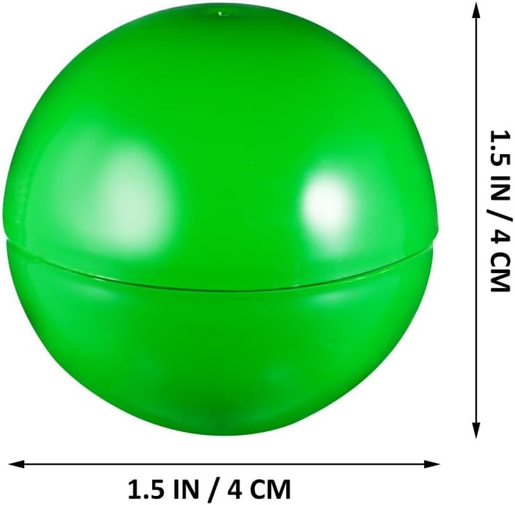 Hemobllo 25pcs 4cm Raffle Balls, Plastic Hollow Bingo Balls | Vending Machine Capsules | Plastic Bingo for Game Party Prizes
