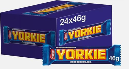 Mars, Kinder, Cadbury and Nestle Chocolate Bulk Buy (Nestle Milk Yorkie 24 x 46gm Box, (Pack of 2))