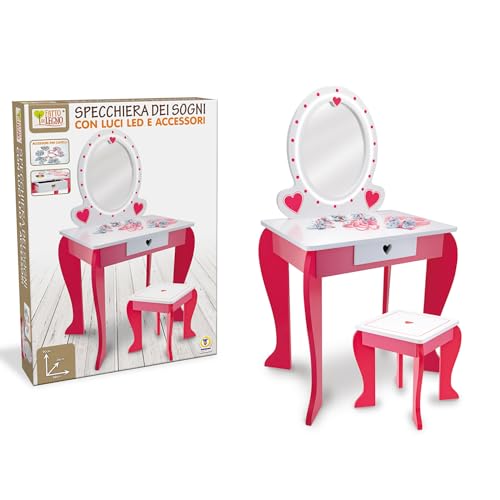 Espejo de los sueños de madera Teorema para crear un camerino infantil en su habitación
