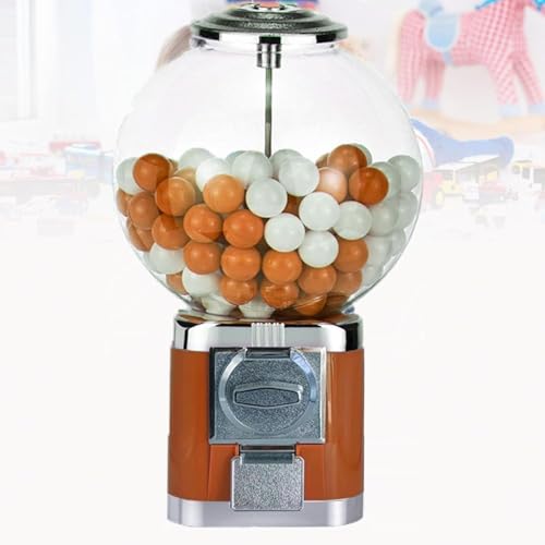 Distributeur de capsules jouets bonbons 3.2cm marron pour comptoir