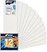 Canvas Panels 4x12 Inch 12-Pack, 10 oz Primed 100% Cotton White Blank Canvases for Painting, Long Flat Canvas Boards for Oil Acrylics Watercolor & Tempera Paints -  Artkey, 810106380162
