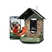 Produktbild Camojojo Hibird Vogelhaus Kamera mit 32MP Bildqualität & 4K Video, Vogelfutterspender Kamera mit AI Funktion, 10000mAh Eingebaute Akku, Vollfarb-Nachtsicht, 32G-Speicherkarte, 2.4/5 GHz WiFi