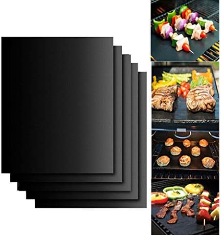BBQ Grill Mat 3 Pack, Reusable, PFOA Free, 15.75in x 19.68in