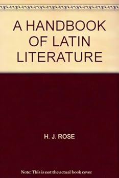 Hardcover A Handbook of Latin Literature Book