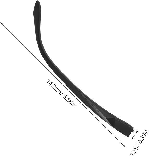 YARNOW Manicotti per Punte Aste Occhiali in Tr90 Resistenti 1,2 Mm Larghezza 10 Mm Stanghette di Ricambio Antiscivolo per Occhiali da Sole da Vista per Uso Quotidiano - 2