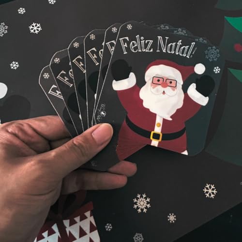 Kit 12 Lugares Jogo Americano De Natal Decorativo 12 Peças Feliz Natal Papai Noel Sousplat Mesa Post