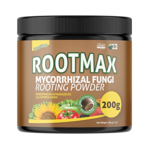 RootMax - Mycorrhizal Fungi (200 g/7.05 oz) | Rooting Powder for All Plants, Trees, Flowers & Edibles | Direct to Root Inoculant | Treats 40+ Plants