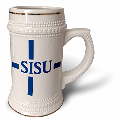 3dRose, 22oz Stein Mug, White