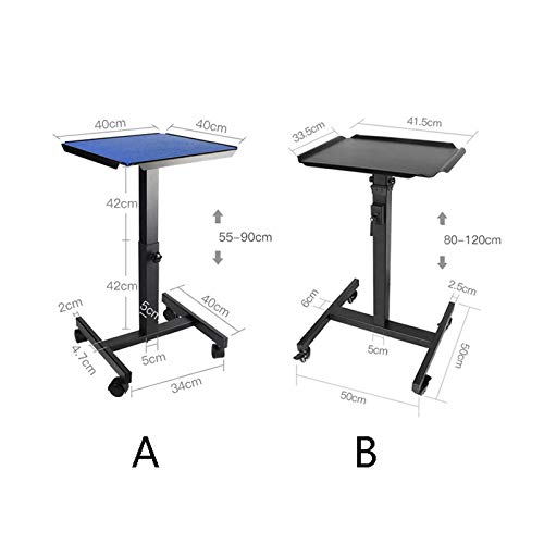 Soporte móvil para proyector y laptop ajustable gris miniatura 2