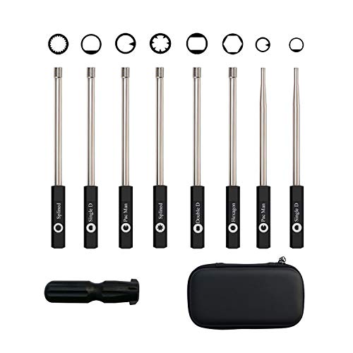 Carburetor Adjustment Tool, 8-in-1 Carb Adjusting Tuning Screwdriver Tool Kit for 2 Cycle Small Engine of Chainsaw Weed Eater Blower Trimmer etc.