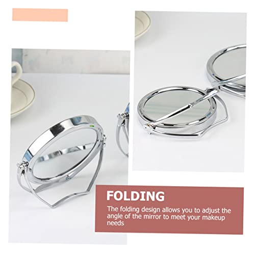 Espejo de Maquillaje Plegable Rotatorio 2 pcs miniatura 3