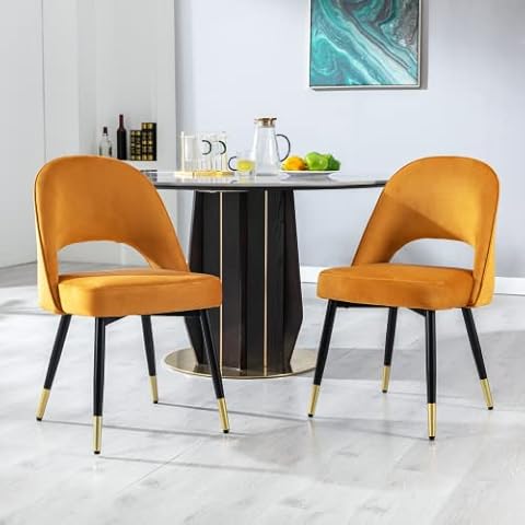 Wahson Velvet Dining Chairs Set of 2 Cover