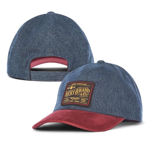 Image of Lucky Brand Classic Cotton Adjustable | Dad Hat | Baseball Cap | Golf | Fishing | Low Profile | 5 Panel Design