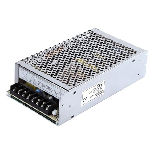 Alimentation à découpage D-200C résout les pannes de tension 12V et 24V simultanées