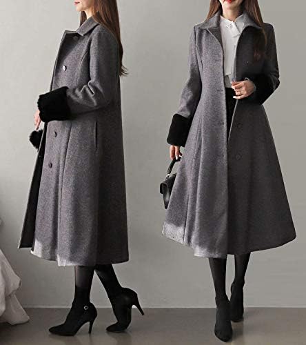 Amazon フレア コート レディース アウター ミディアム丈 ロング丈 袖ボア プリンセスラインコート Aライン 防寒 チャコール Free コート ジャケット 通販