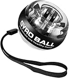 Wxyjxqy Gyro/Torque Ball Hand Exerciser,Wrist Trainer Ball Auto-Start Gyroscopic Forearm Exerciser,Five-Gear Color-Changing Light Torqueball for Strengthening Arms, Fingers, Bones and Muscles.
