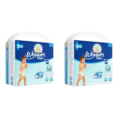 Image of Wowper Baby Diapers | XXL |22 count| Wetness Indicator |Anti Rash |up to 12 hrs Absorption |15-25 Kg | Super Soft Diaper (Pack of 2)