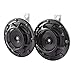Produktbild HELLA 3AG 003 399-081 Horn - B133 - 12V - 118dB(A) - Frequenzbereich: 375/500Hz - Starkton - Gehäusefarbe: schwarz - Flachsteckanschluss - Set - Menge: 2
