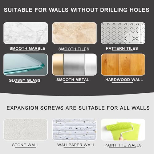 Présentoir mural multifonctionnel pour chambre et bureau