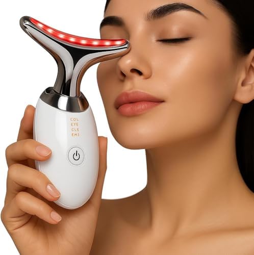Massageador Facial LED Elétrico Aparelho Rejuvenecedor Anti-Rugas...