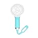 Price comparison product image Witmoving Mini Fan Quiet & Portable Electric Cooling Fan with LED Light, 18650 Rechargeable Battery, Silicone, 3 Speeds Operation for Outdoor Home Travel (Blue)