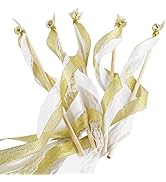 EinsSein Lot de 20 treillis dorés romantiques en forme d'église