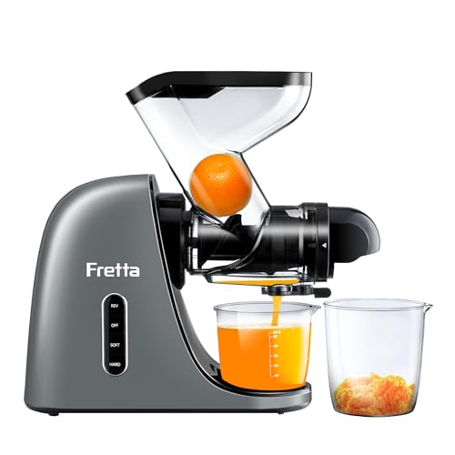 Cold Press Juicer with 3" feeding chute, slow masticating extractor