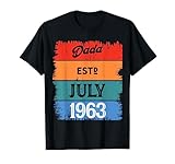 Photo Gallery dada est july 1963 proud grandpa best dad classic top legend maglietta Photo Gallery dada est july 1963 proud grandpa best dad classic top legend maglietta