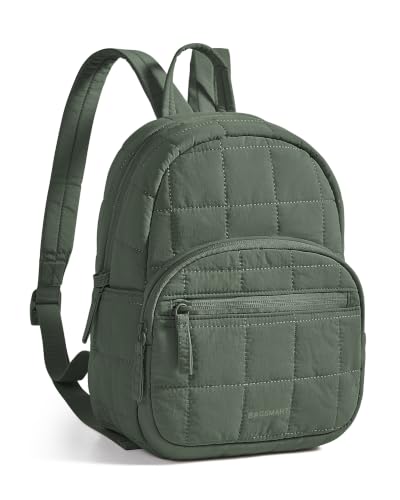 Image of BAGSMART College Laptop Backpack, Mini Backpack for Women, Lightweight Small Backpack Purse, Bookbag for Work College, Water Resistant, Sage