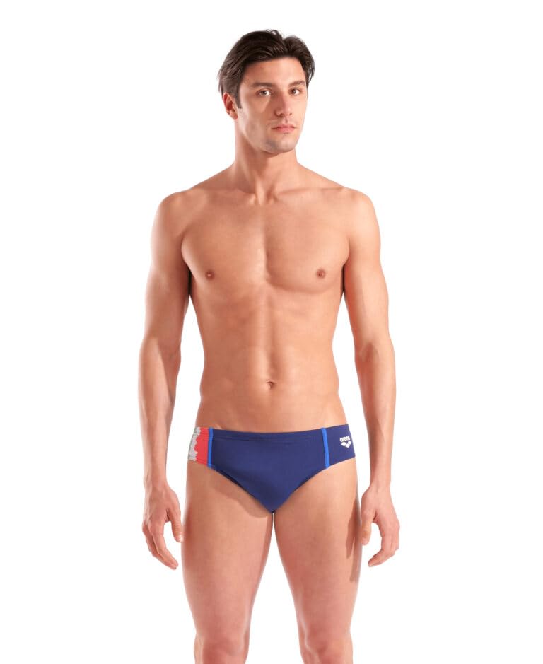 ARENA Costume Italia Uomo Slip Brief Fin Nuoto Piscina Blu Italy Taglia 44 ITA