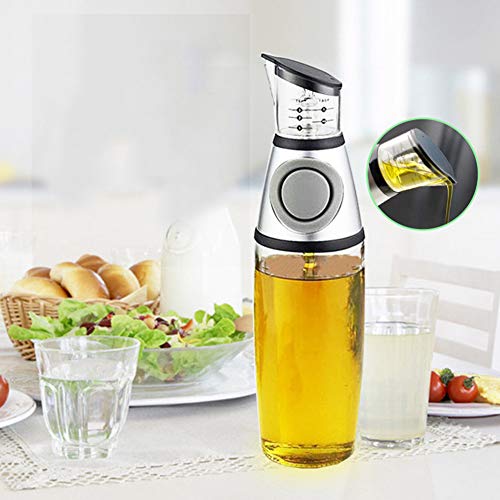 Botella dispensadora de aceite de 500ml ideal para aliñar ensaladas y cocinar sano 4