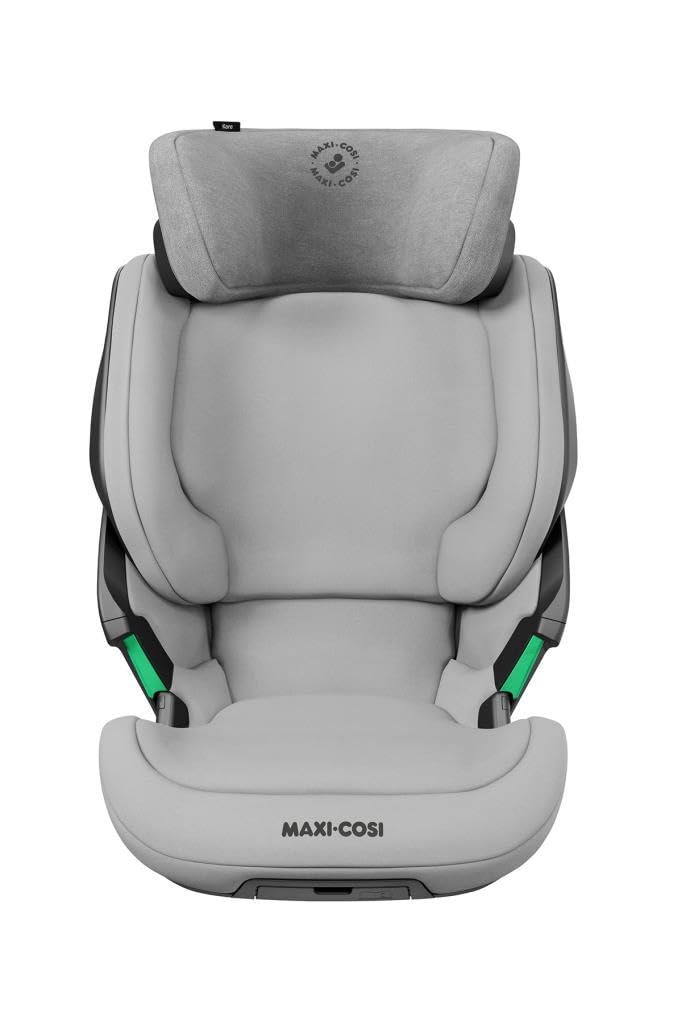Maxi-​Cosi Kore i-​Size, Silla de Coche ISOFIX, 3,​5 - 12 años, 100 - 150 cm, Alto/​Ancho Ajustable, Sistema de Protección Lateral Plus, Abrochado Rápido y Fácil, Authentic Grey
