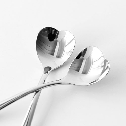 Alessi, Set 4 Biglove Ice Cream Spoons, Set Of 4, One Size, Silver #TOP6