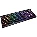 CORSAIR K70 RGB MK.2 RAPIDFIRE Low Profile - Backlit RGB LED - USB Passthrough & Media Controls - Fastest & Linear Low Profile - Cherry MX Speed