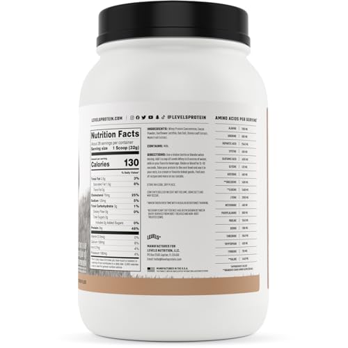 Levels Nutrition Levels Grass Fed Whey Protein Powder thumb #5