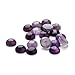 Linsoir Beads Amethyst Cabochons Stones Purple Gemstone Cabochons Beads 12mm Pack of 20