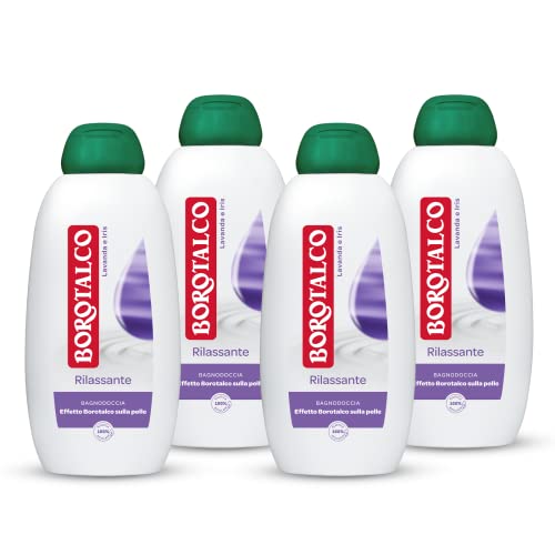 Gel de baño Borotalco refrescante corporal con fragancia lavanda suave para ducha unisex 4x700ml