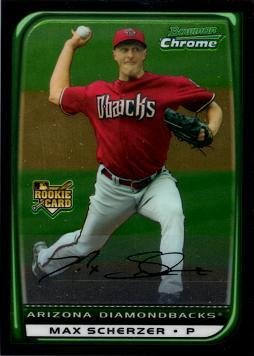 Amazon.com: 2008 Bowman Chrome Draft Baseball #BDP33 Max Scherzer
