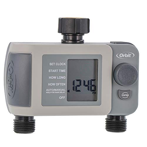 2-Outlet Programmable Hose Faucet Timer by Orbit - Used condition - US$36.86