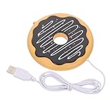 OUNONA Calentador de Taza USB Posavasos Calentable con Aislamiento Térmico para Bebidas Placa Caliente Práctica y Elegante para Café Té y Color Surtido