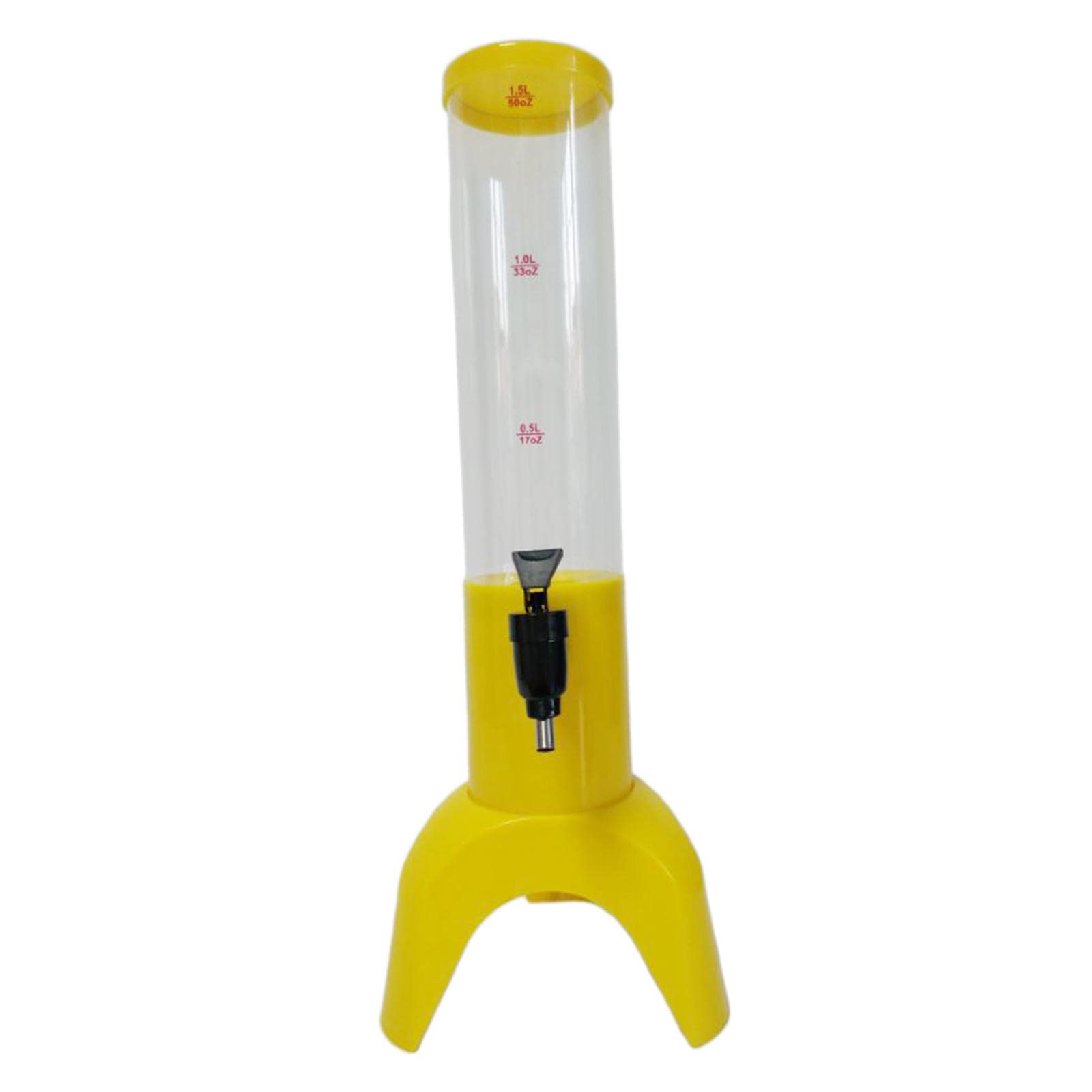LYLA Beer Dispenser Dual Action Easy to Clean Mimosa for Outdoor Cocktail Home Yellow-image-46