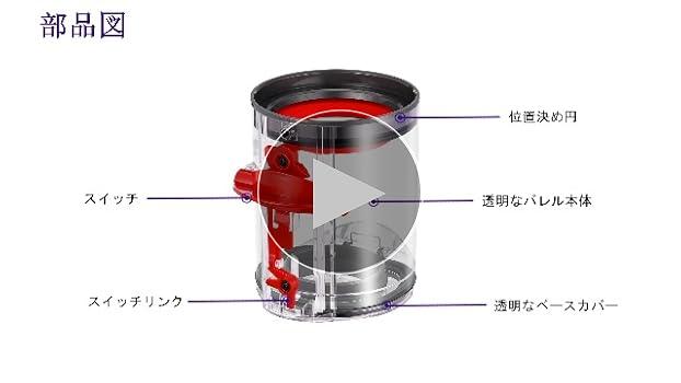Amazon | クリアビン対応ダイソンSV18 Digital Slim/V10