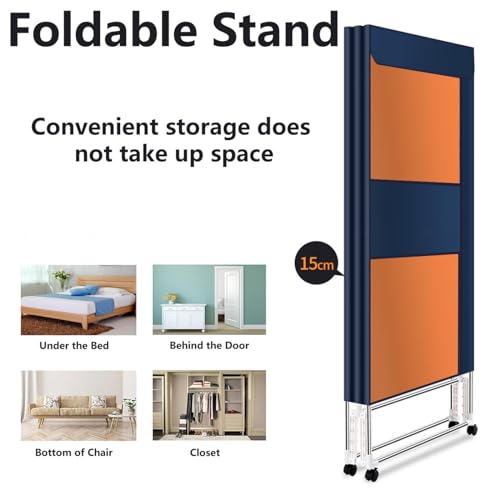 ALIEDA Verwarmde kledinglucht elektrisch, oververhittingsbeveiliging Intelligente constante temperatuur elektrische kledinglucht binnenshuis verwarmd, touchscreen energiebesparing Verwarmde droger - Image 5