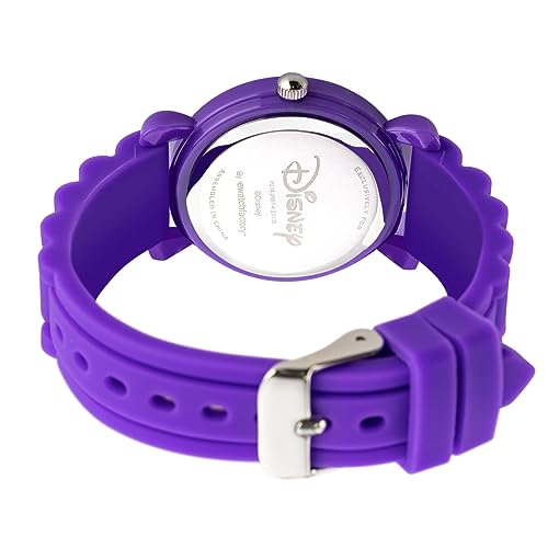 Reloj infantil analógico Disney Wish morado de plástico para aprender 2