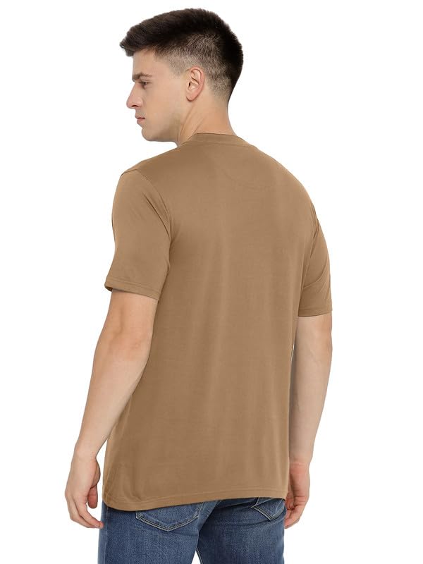 Image of AMERICAN CREW 100% Supima Cotton Round Neck T-Shirt for Men