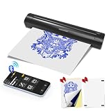 XWKOXWK Tattoo Stencil Printer with 3 pcs Transfer Paper and Thermal Paper, Tattoo Machine for...