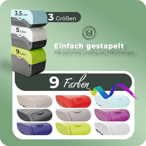 Novaliv Contenitore per patate | 2 x grandi 9 l |