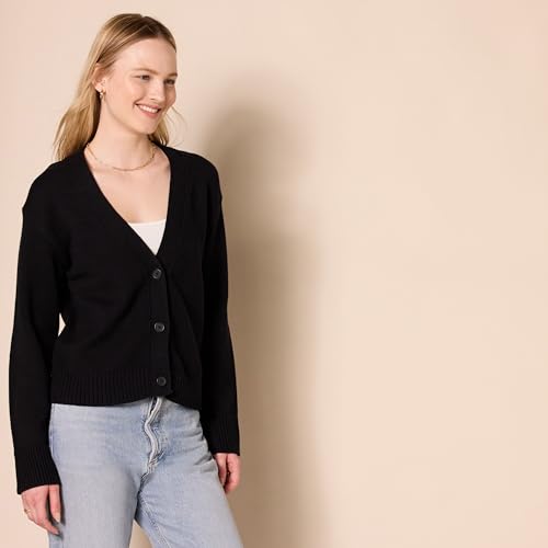 Image of Amazon Essentials Women's Relaxed Fit Midweight Cardigan Sweater